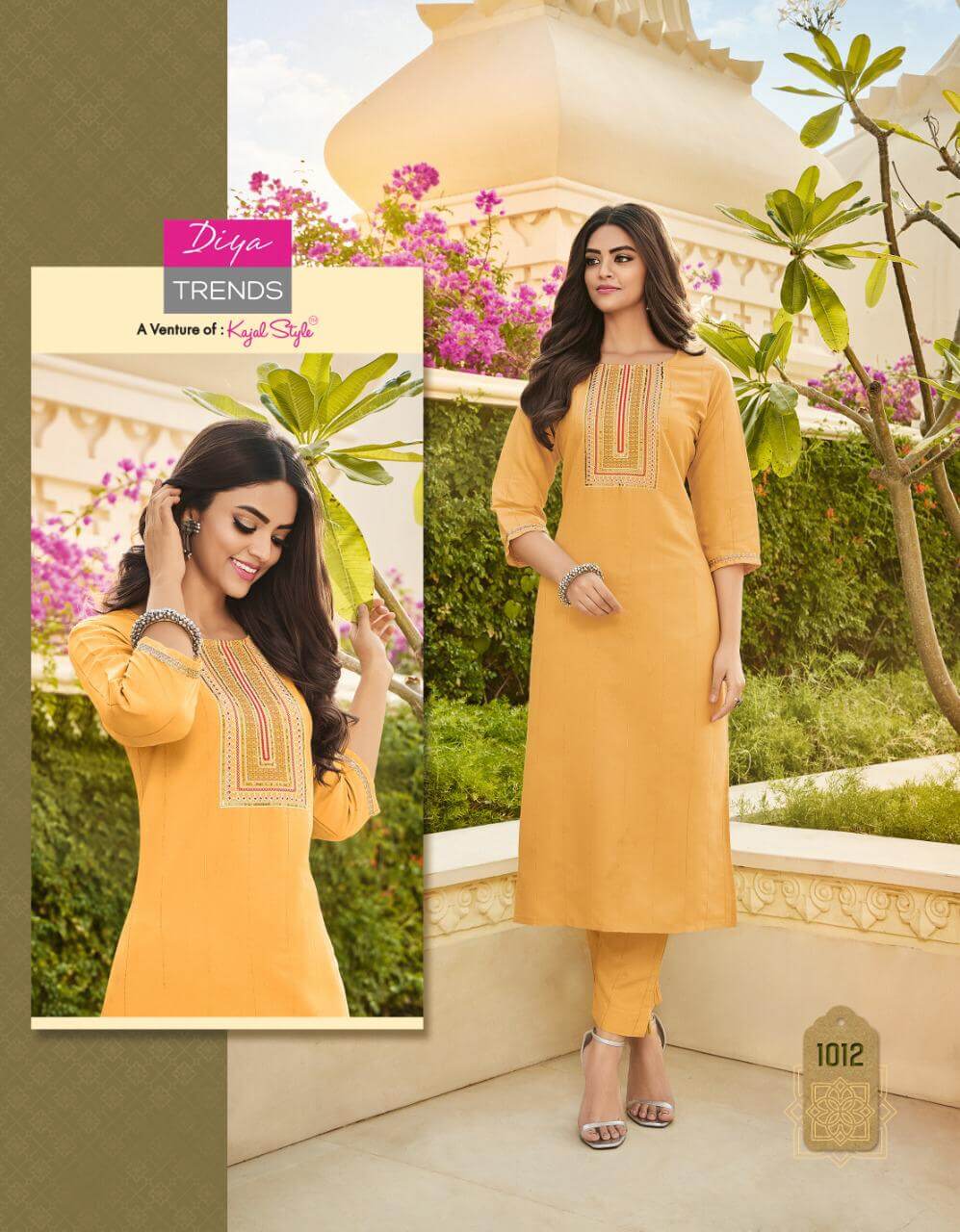 Diya Trends Mintra vol 1 Kurti with Pant Catalog in wholesale, Buy Diya Trends Mintra vol 1 Kurti with Pant Full Catalog in wholesale Price Online