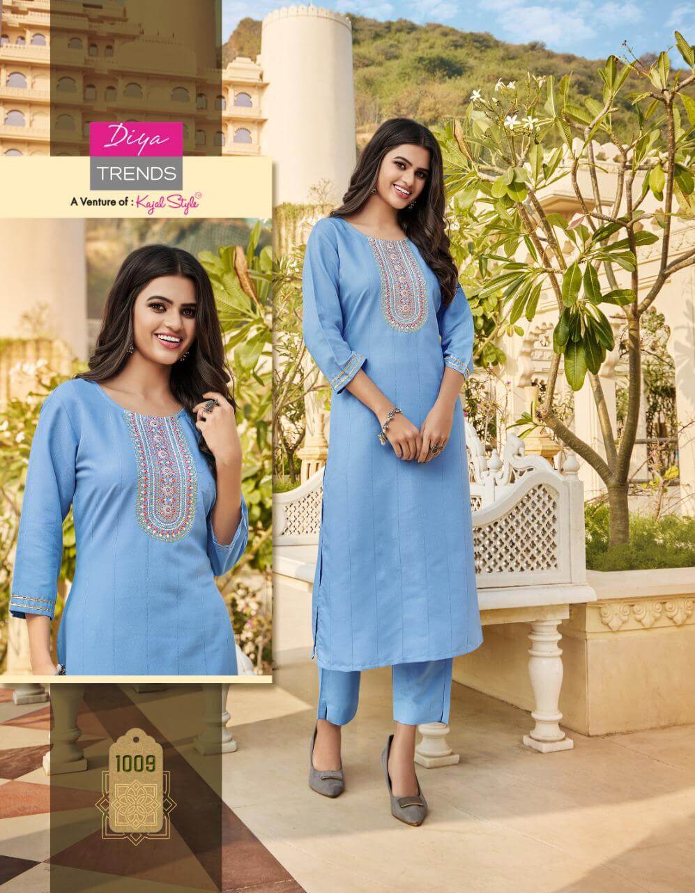 Diya Trends Mintra vol 1 Kurti with Pant Catalog in wholesale, Buy Diya Trends Mintra vol 1 Kurti with Pant Full Catalog in wholesale Price Online