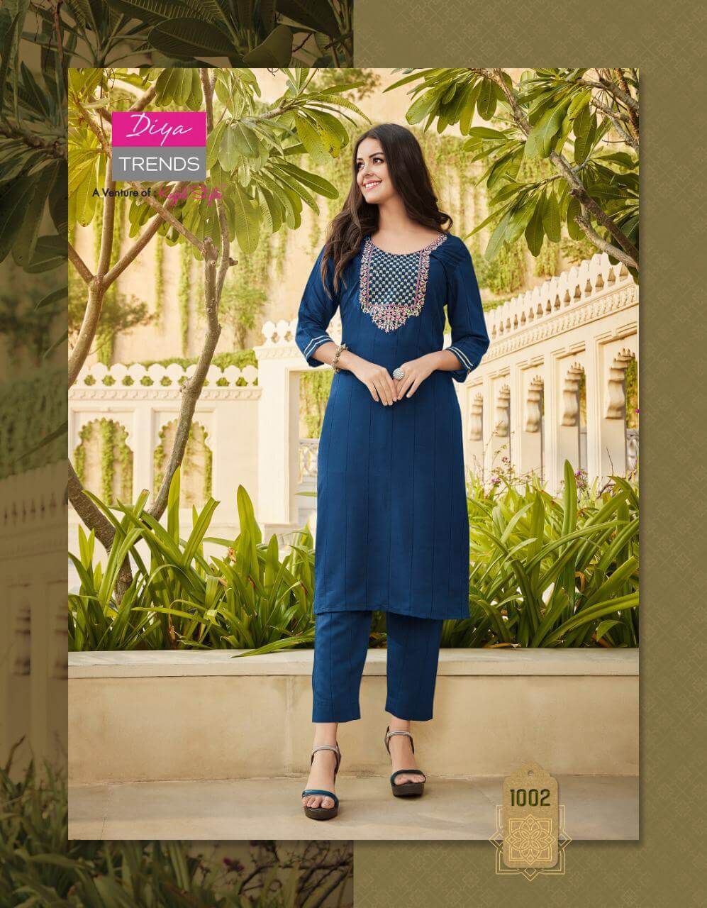 Diya Trends Mintra vol 1 Kurti with Pant Catalog in wholesale, Buy Diya Trends Mintra vol 1 Kurti with Pant Full Catalog in wholesale Price Online