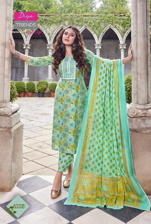 Diya Trends Odhani vol 4 Cotton Kurti Pant Dupatta Set Catalog, Buy Diya Trends Odhani vol 4 Cotton Kurti Pant Dupatta Set Full Catalog in Wholesale Price Online