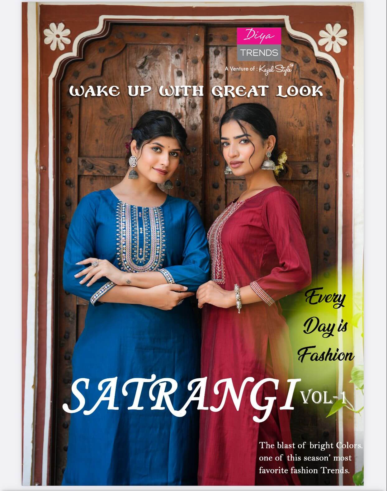 Diya Trends Satrangi Vol 1 Top With Bottom Catalog At Wholesale Price Online