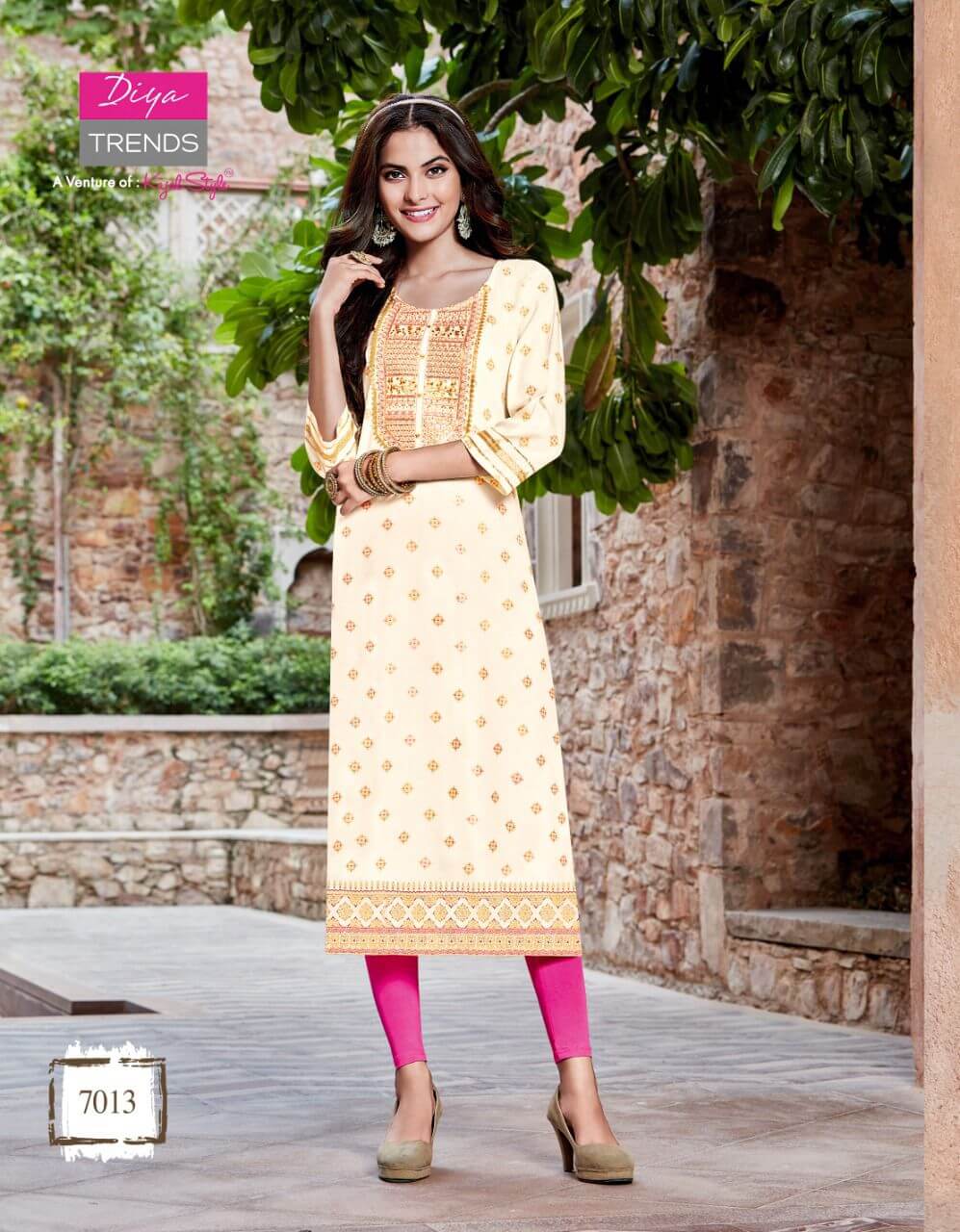 Diya Trends Victoria vol 7 Casual Kurtis Catalog, Buy Full Catalog of Diya Trends Victoria vol 7 in Wholesale Price For Business