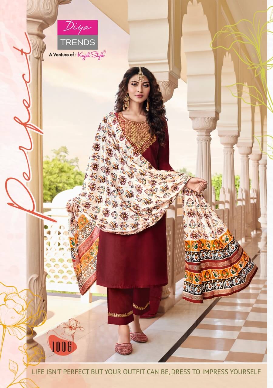 Diya Trends Veera vol 1 Top Bottom Dupatta Set Catalog in Wholesale, Buy Diya Trends Veera vol 1 Top Bottom Dupatta Set Full Catalog in Wholesale Price Online From Vadodara, Gujarat