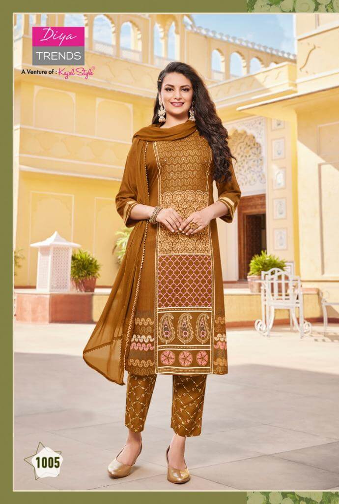 Diya Trends Zubeda vol 1 Top Bottom Dupatta Set Catalog in Wholesale, Buy Diya Trends Zubeda vol 1 Top Bottom Dupatta Set Full Catalog in Wholesale Price Online From Vadodara