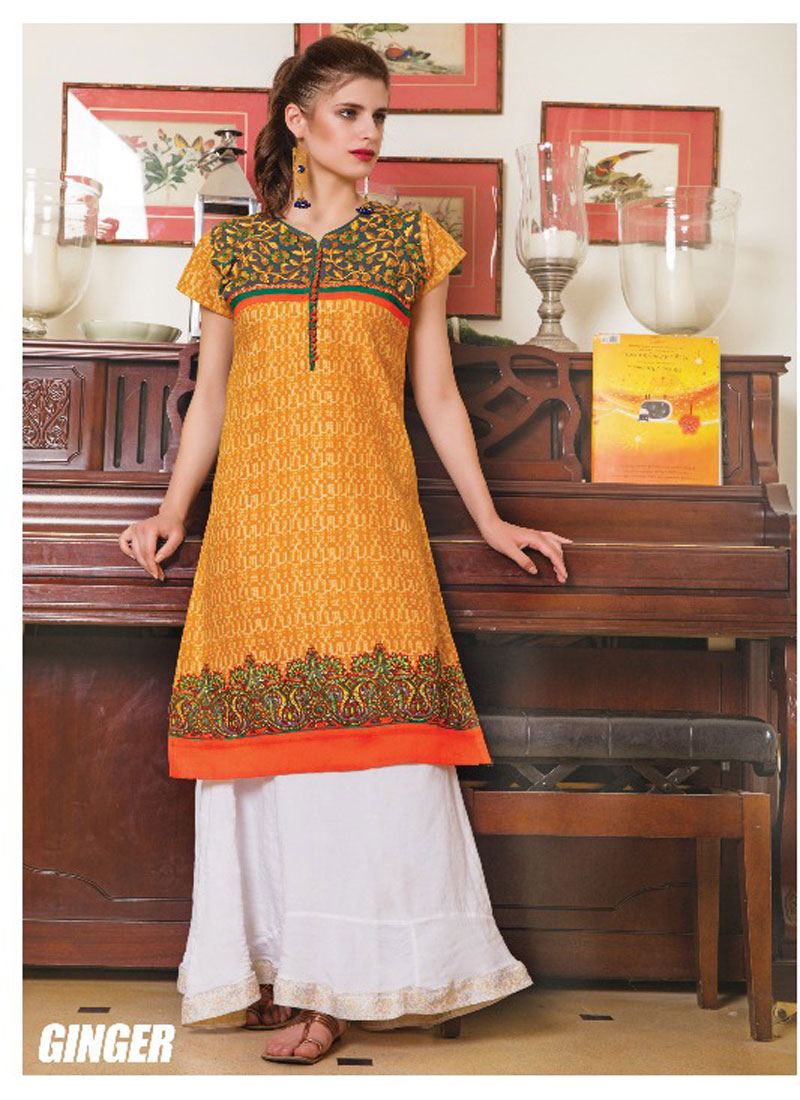 NEW STYLE BEAUTIFUL EMBROIDERED STRAIGHT PARTERN KURTIS