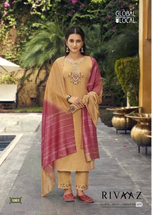 Global Local Rivaaz Top Bottom Dupatta Wholesale Catalog, Buy Full Catalog of Global Local Rivaaz Top Bottom Dupatta in Wholesale Price Online