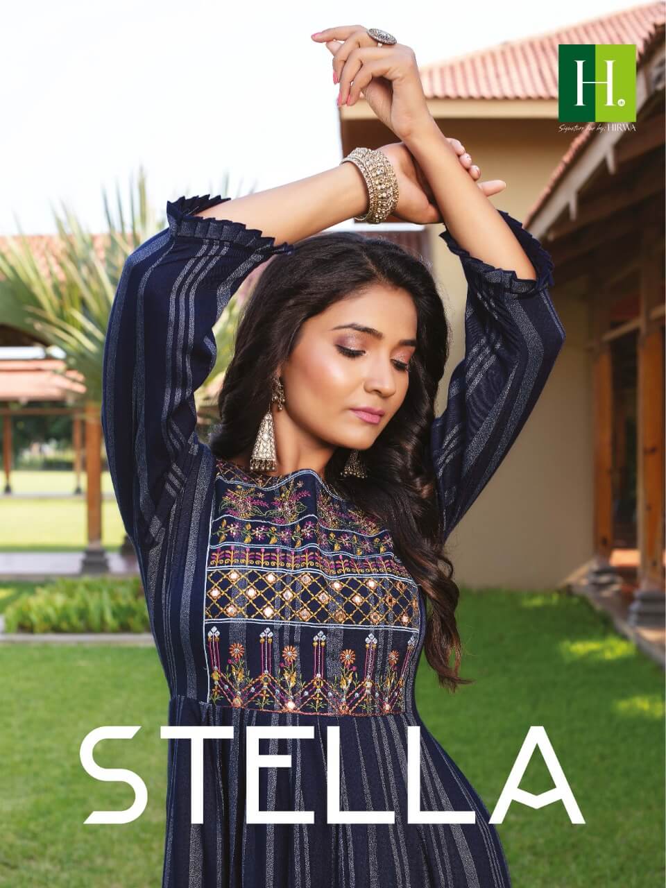 Hirwa Stella Rayon Weaving Gown Catalog