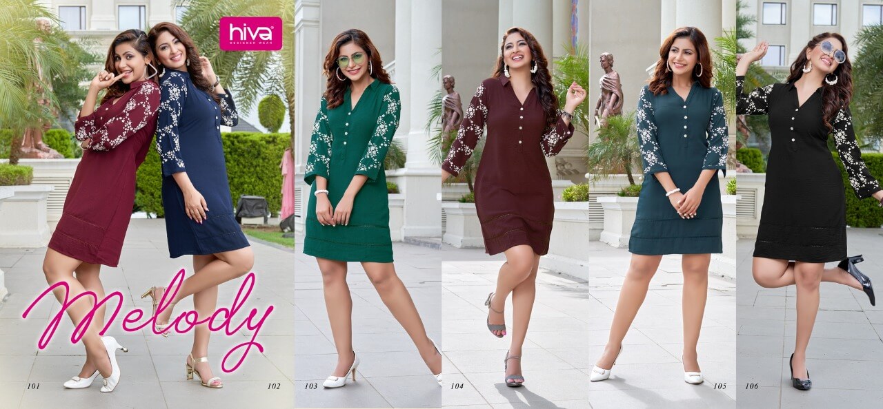 hiva Melody Short Dress Catalog in Wholesale, Buy hiva Melody Short Dress Full Catalog in Wholesale Price Online From Vadodara, Gujarat