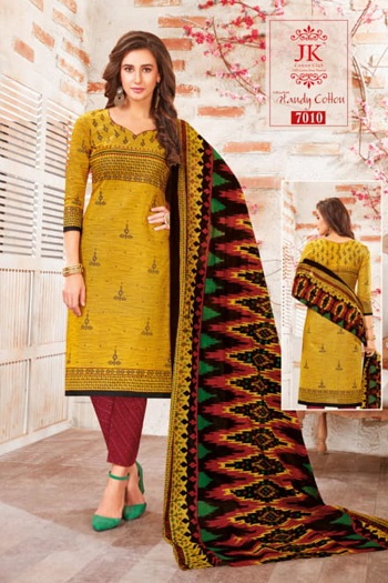 JK Handy Cotton Vol 7 Cotton Dress Materials Wholesale Catalogue. Purchase Cotton Dress Materials for Business online