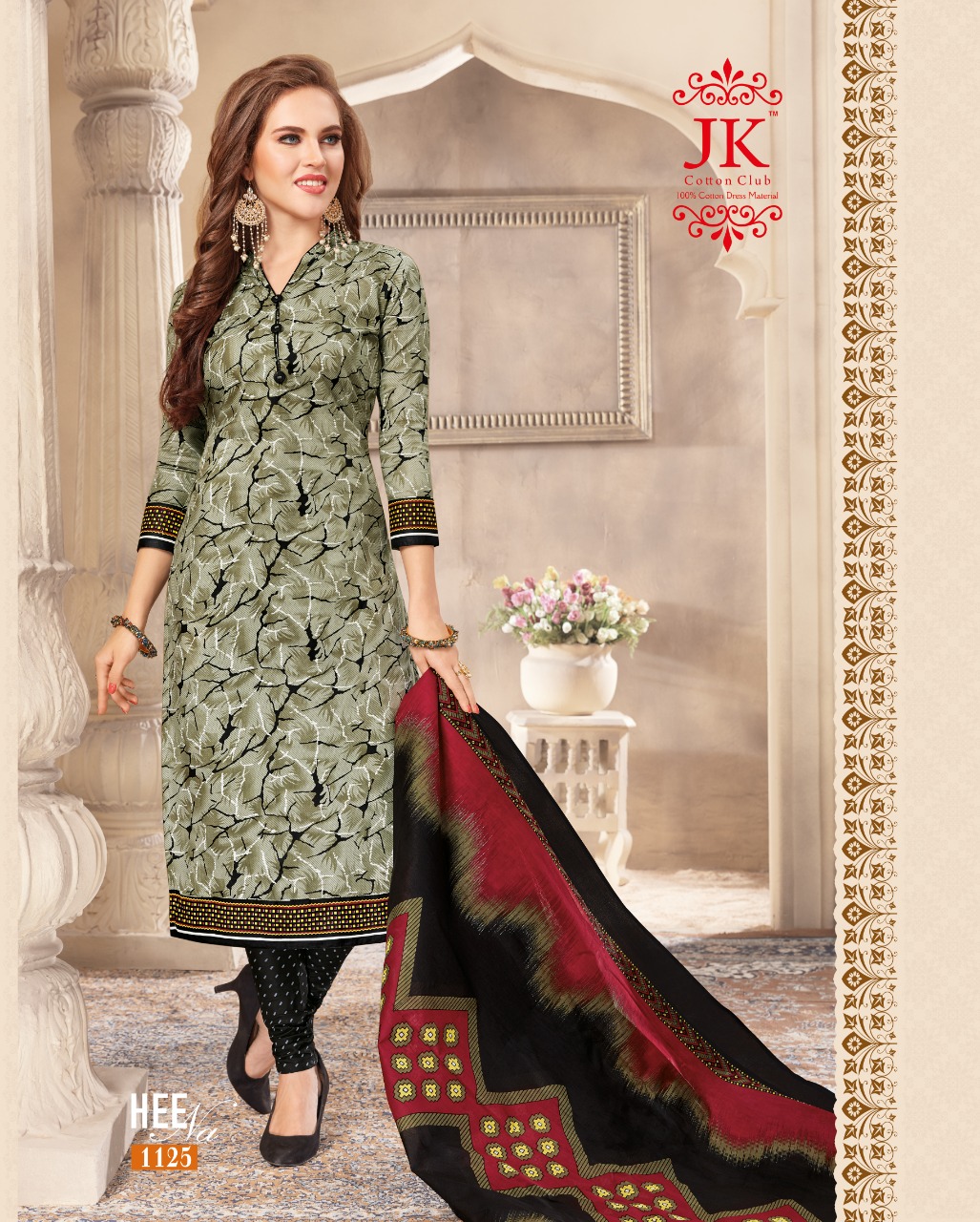 J K Heena Vol 11 Cotton Printed Dress Material 