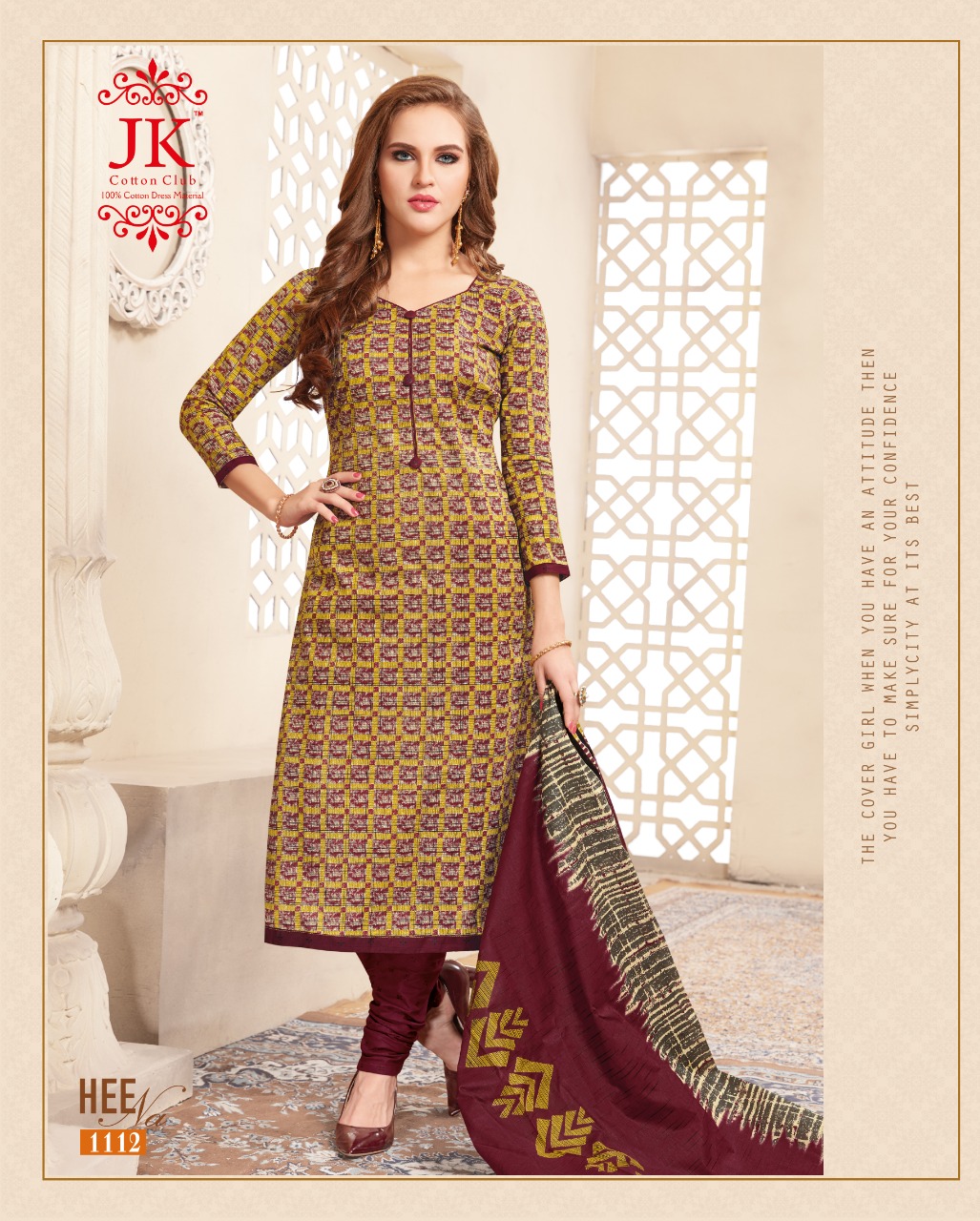 J K Heena Vol 11 Cotton Printed Dress Material 