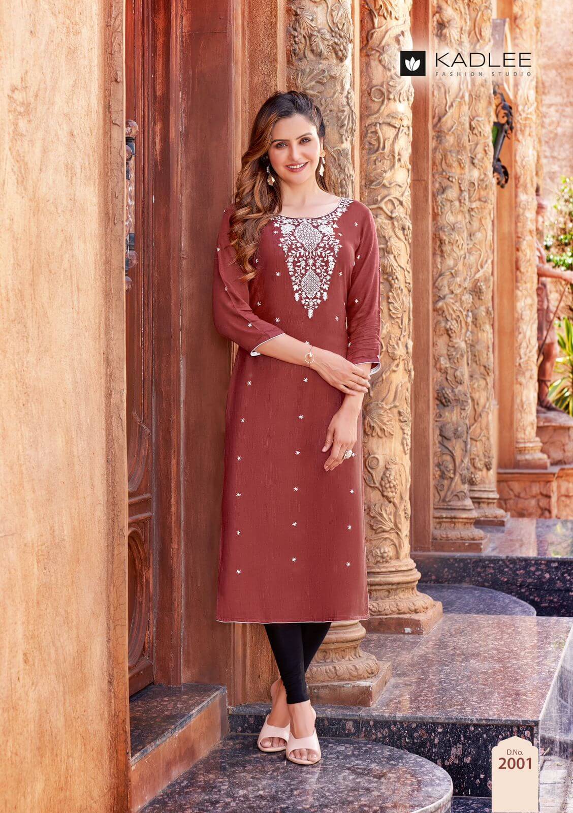 Kadlee Toran Rayon Weaving Kurtis Catalog in Wholesale, Buy Kadlee Toran Rayon Weaving Kurtis Full Catalog in Wholesale Price Online From Aarvee Creation