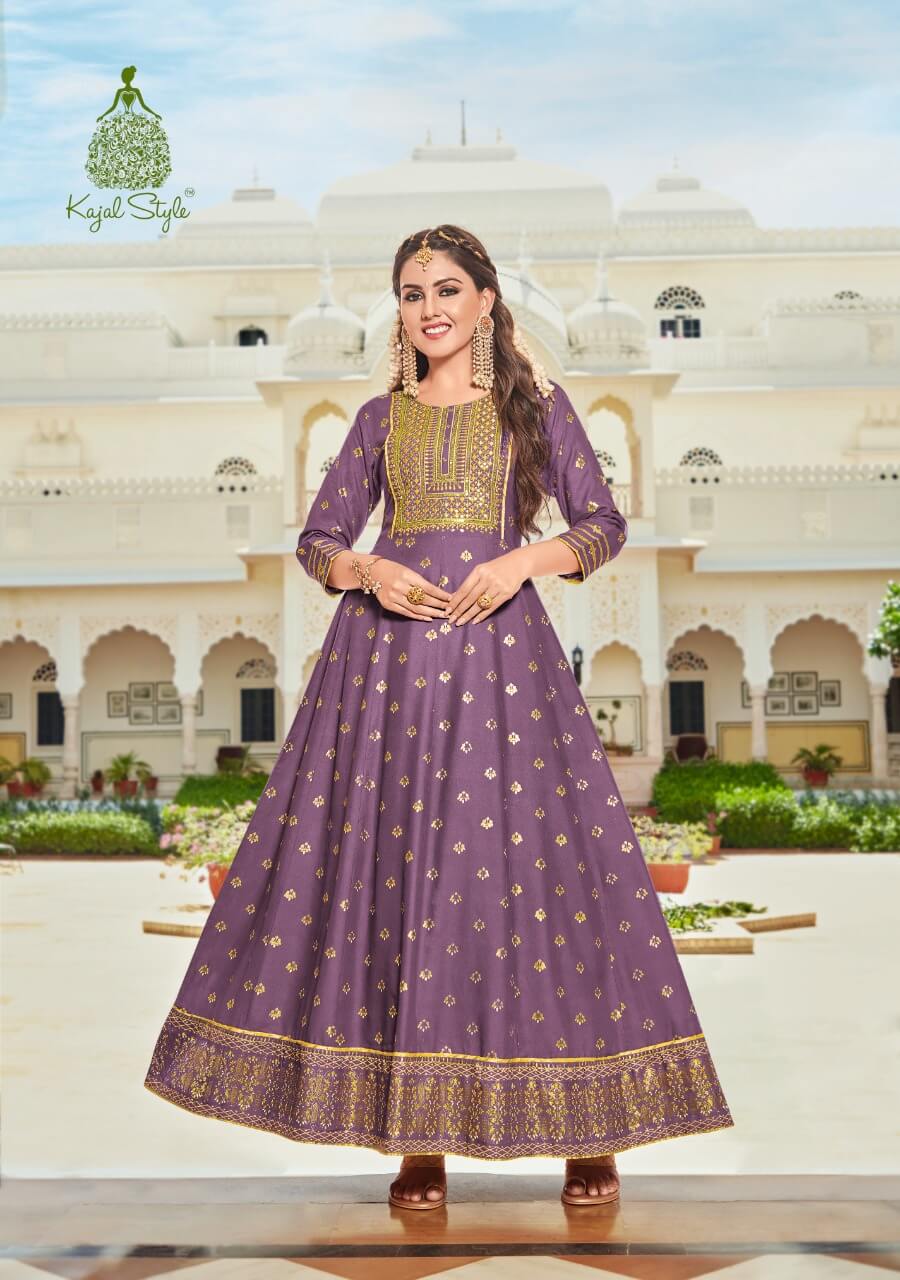 Kajal Style Colourvar vol 8 Gown Kurtis Catalog, Buy Kajal Style Colourvar vol 8 Gown Kurtis Full Catalog at wholesale Rate Online