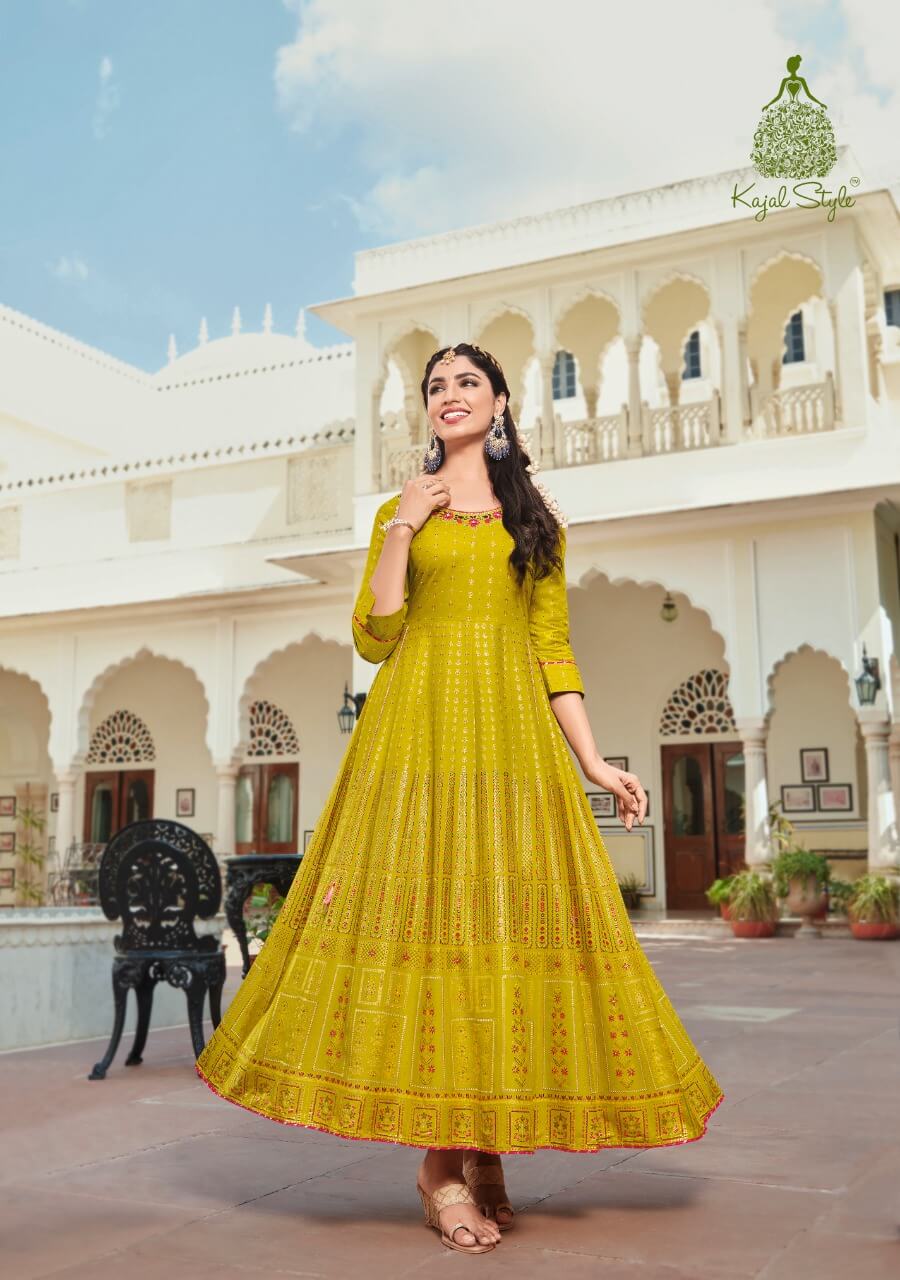 Kajal Style Colourvar vol 8 Gown Kurtis Catalog, Buy Kajal Style Colourvar vol 8 Gown Kurtis Full Catalog at wholesale Rate Online