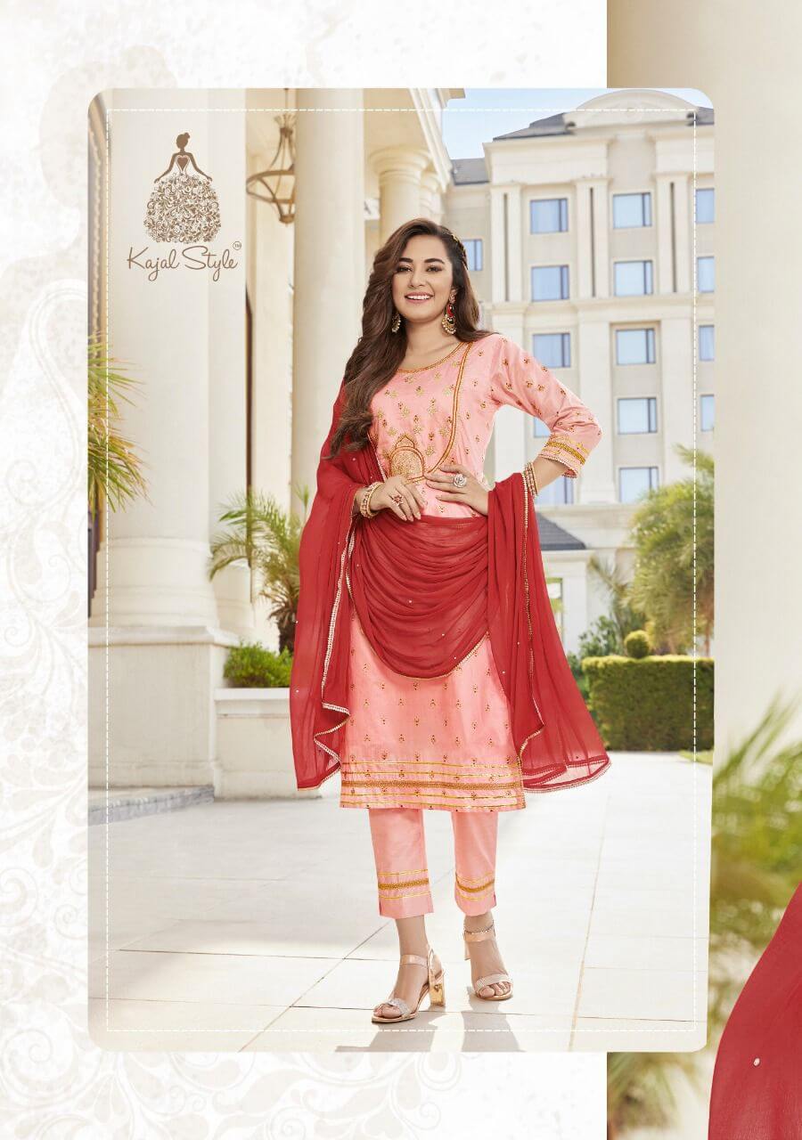 Kajal Style Maan Vol 1 Kurtis With Pant and Dupatta Wholesale Catalog, Buy Full Catalog of Kajal Style Maan vol 1 in Wholesale Rate Online