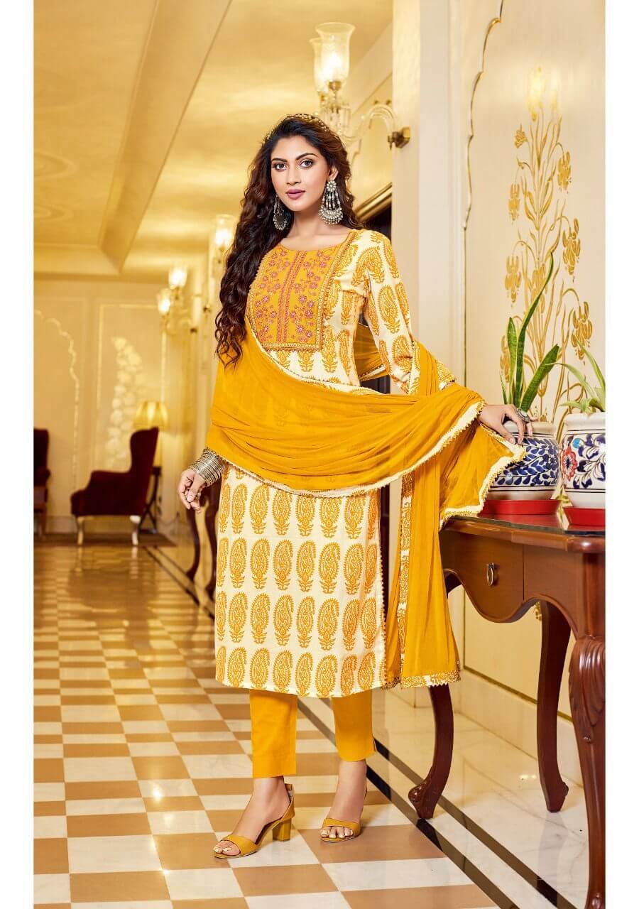 Kajal Style Swagger vol 1 Cotton Printed Top Bottom Dupatta Set Catalog, Buy Kajal Style Swagger vol 1 Cotton Printed Top Bottom Dupatta Set Full Catalog at Wholesale Rate