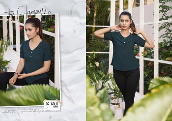 Ladies Short Tops Wholesale Catalog Topsy By Kalaroop Brand, Purchase Eight Designs and Colours Western Tops In Wholesale Price For Reselling in Retail