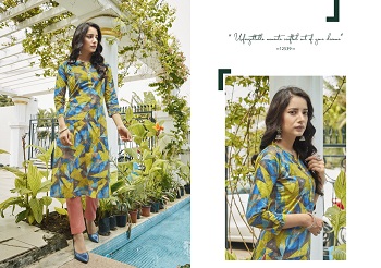 Kalaroop Launches New Cotton Print Kurtis Catalog Sonet, Six Designs Low Price Range Kurtis Catalogue Sonet By Kalaroop Brand