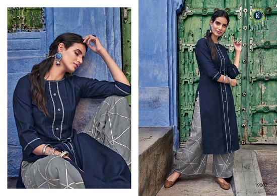 Kalki Fashion Mirow vol 5 kurtis with plazzo wholesale catalogue. Mirow vol 5 pure ruby cotton kurtis with plazzo at best wholesale price online.