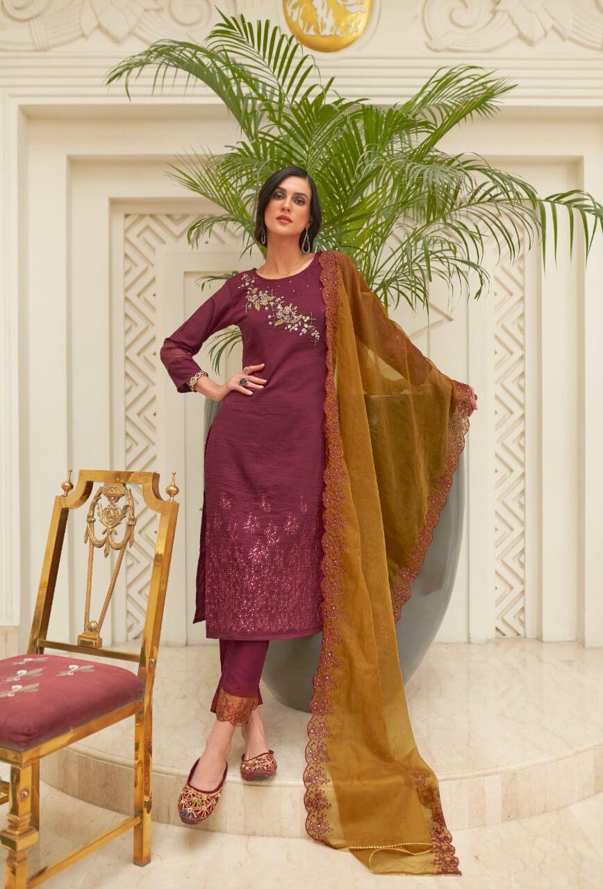 Kalki Vatika Kurti Pant Dupatta Catalog in Wholesale, Buy Kalki Vatika Kurti Pant Dupatta Full Catalog in Wholesale Price Online From Vadodara, Gujarat