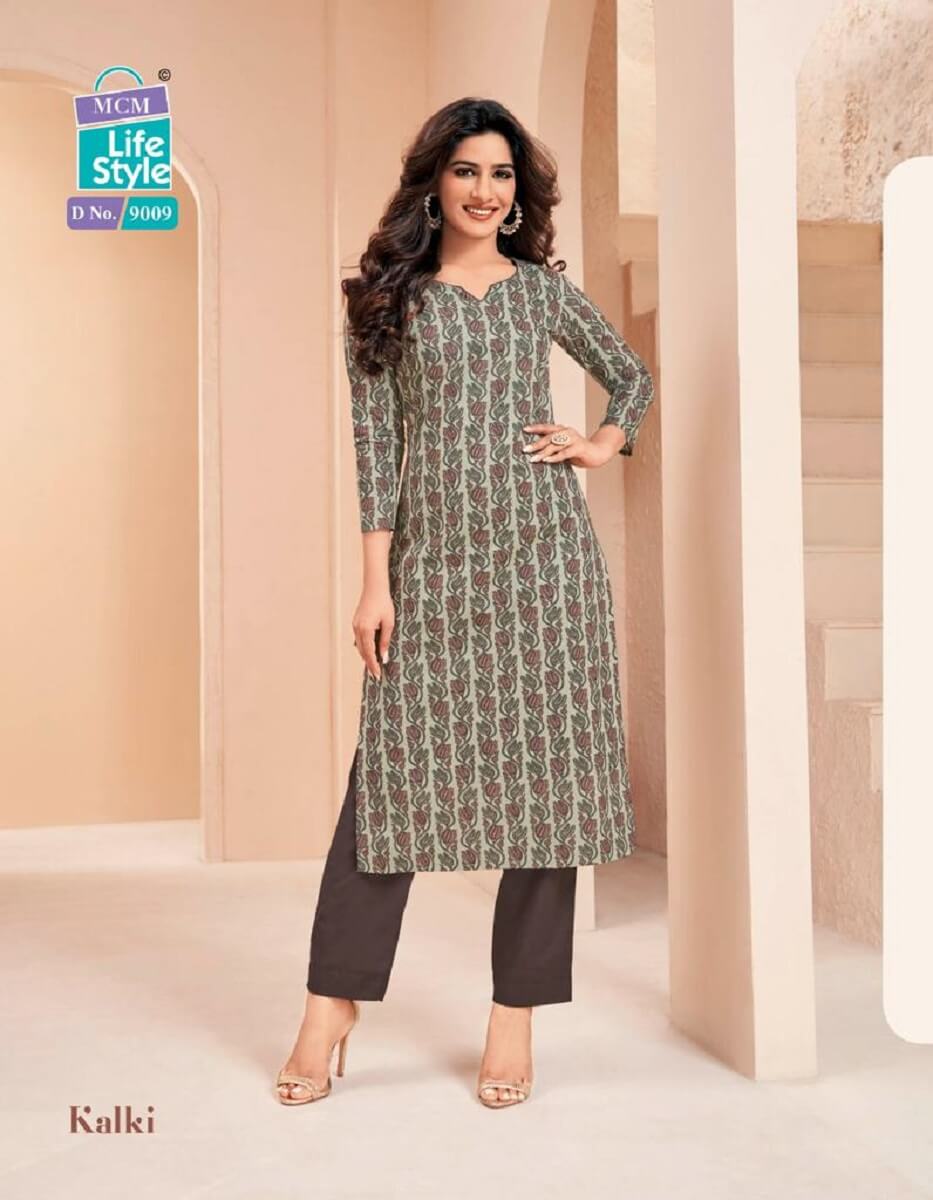 Cotton Printed Kurtis With Side Cut