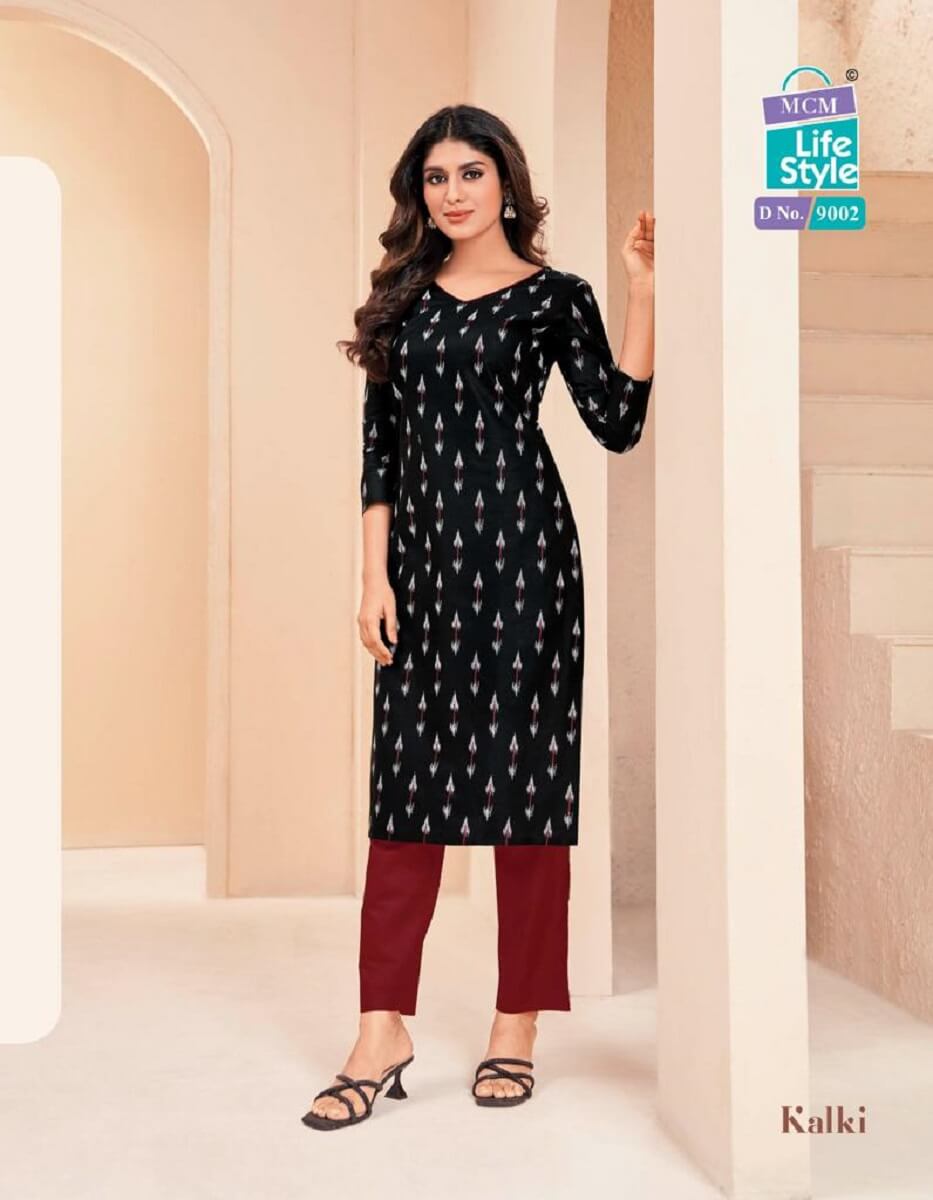 Cotton Printed Kurtis With Side Cut