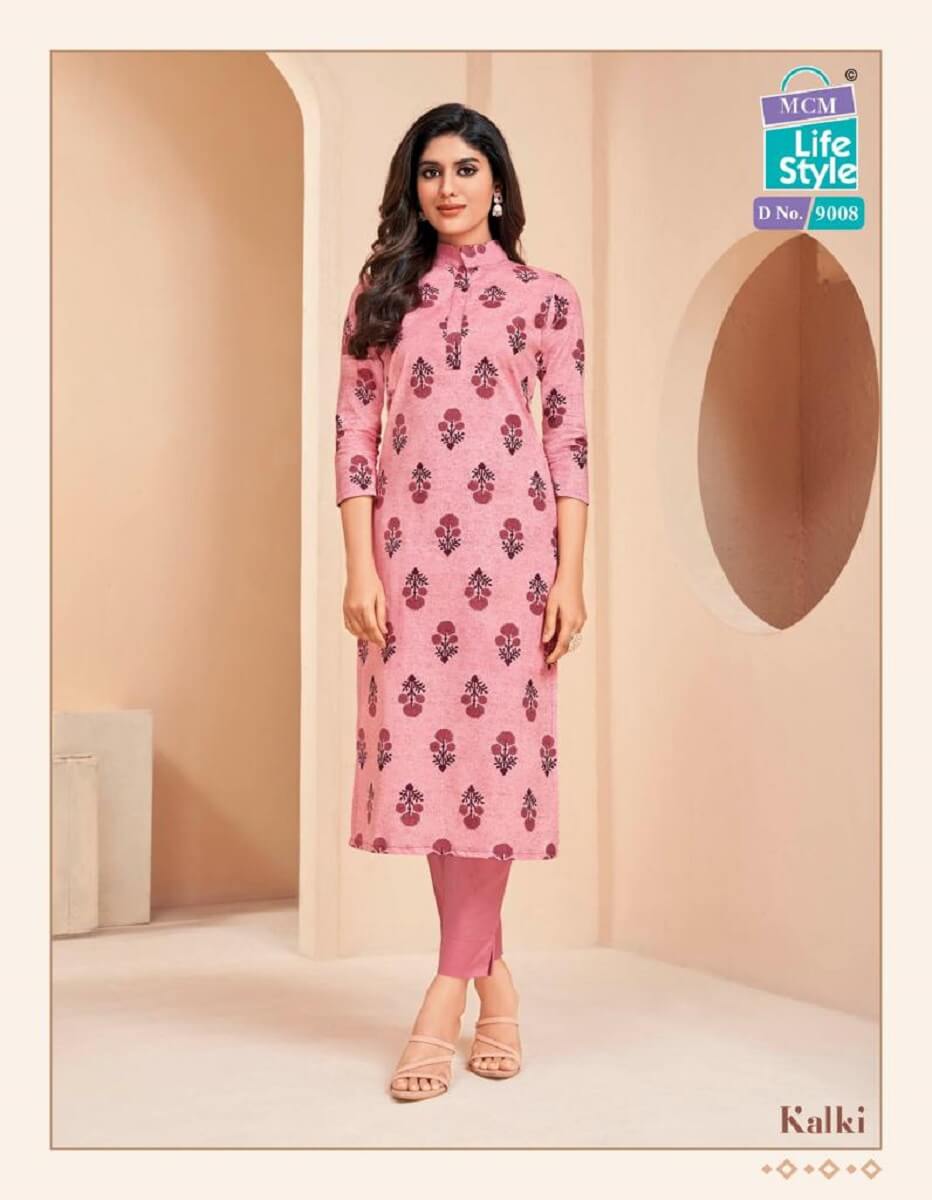 Cotton Printed Kurtis With Side Cut