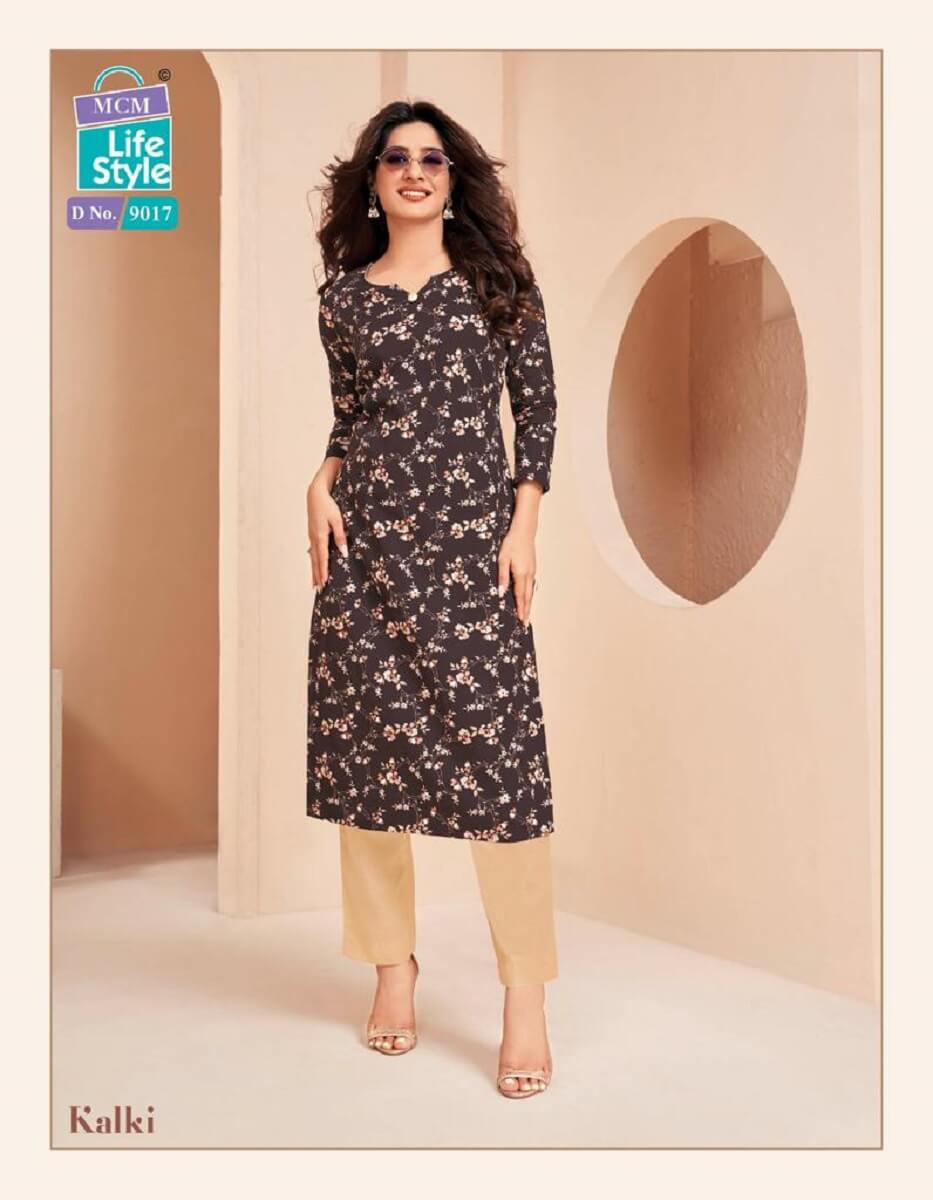 Cotton Printed Kurtis With Side Cut