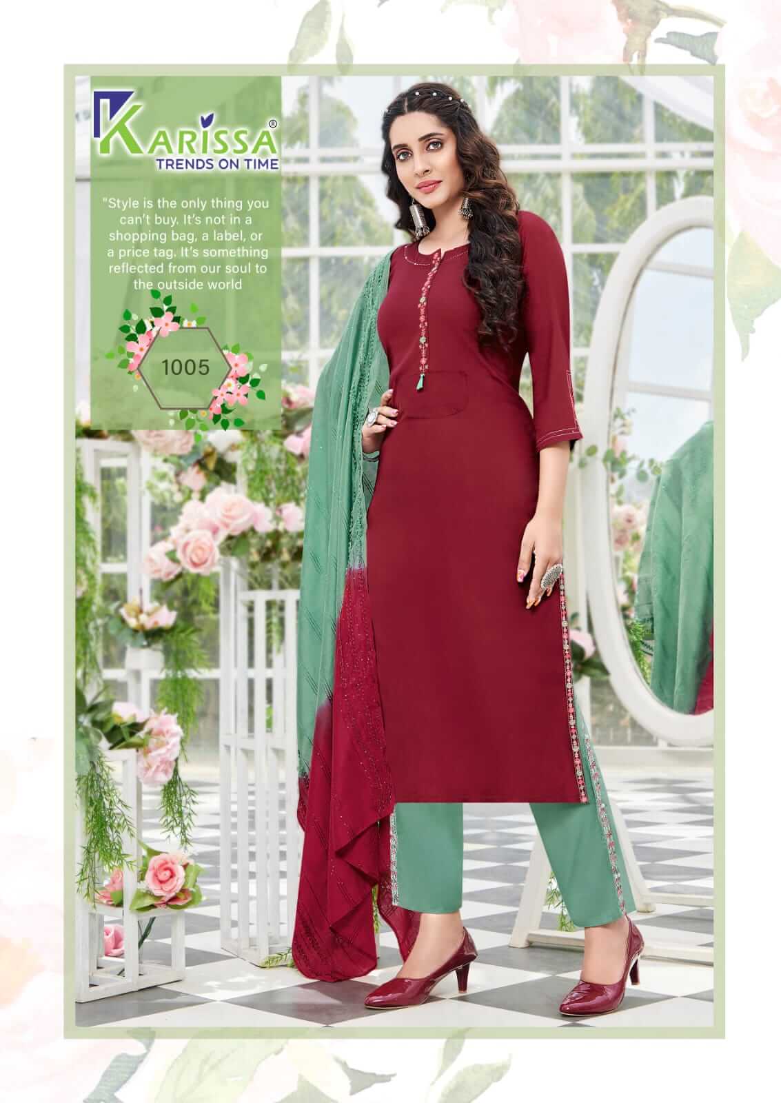 Karissa Ananya Rayon Readymade Dress Catalog in Wholesale, Buy Karissa Brand Ananya Readymade Dress Catalog in Wholesale Price Online From Aarvee Creation