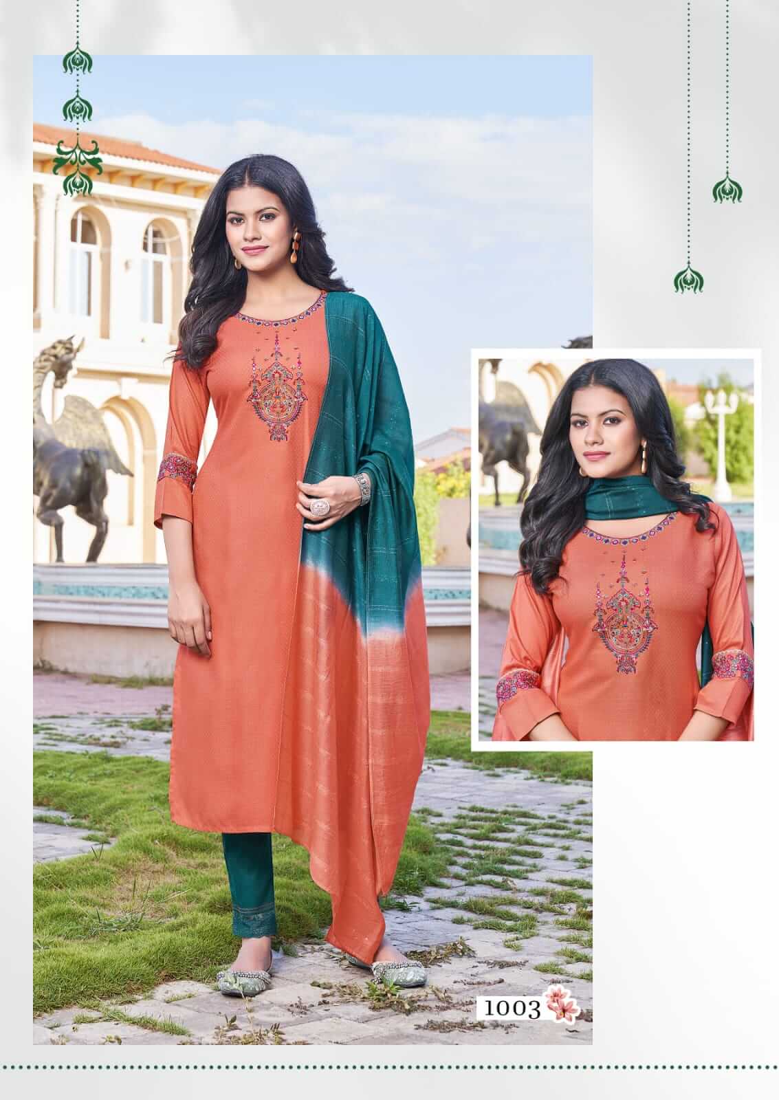 Karissa Kashvi Ladies Top Bottom Dupatta Set Catalog in Wholesale, Buy Karissa Kashvi Ladies Top Bottom Dupatta Set Full Catalog in Wholesale Price Online From Aarvee Creation