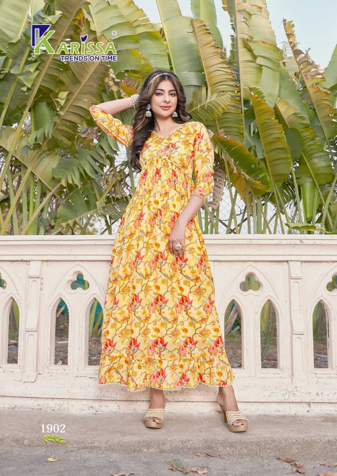 Karissa Niharika Ladies Gowns Catalog in Wholesale Price, Buy Karissa Niharika Ladies Gowns Full Catalog in Wholesale Price Online From Aarvee Creation