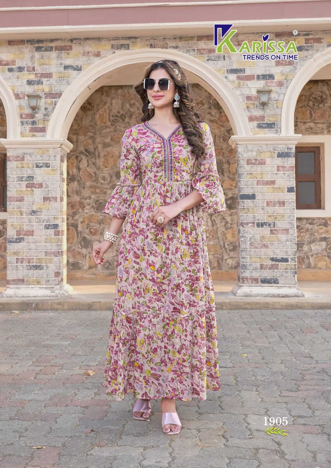 Karissa Niharika Ladies Gowns Catalog in Wholesale Price, Buy Karissa Niharika Ladies Gowns Full Catalog in Wholesale Price Online From Aarvee Creation