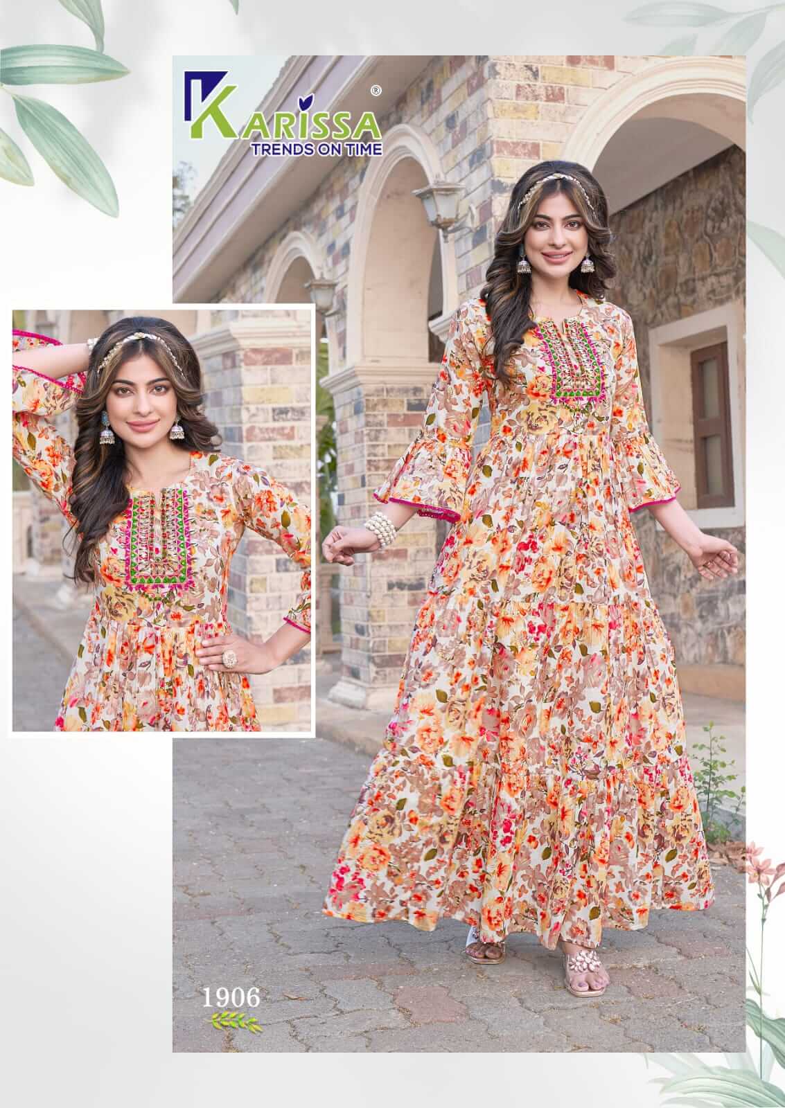 Karissa Niharika Ladies Gowns Catalog in Wholesale Price, Buy Karissa Niharika Ladies Gowns Full Catalog in Wholesale Price Online From Aarvee Creation