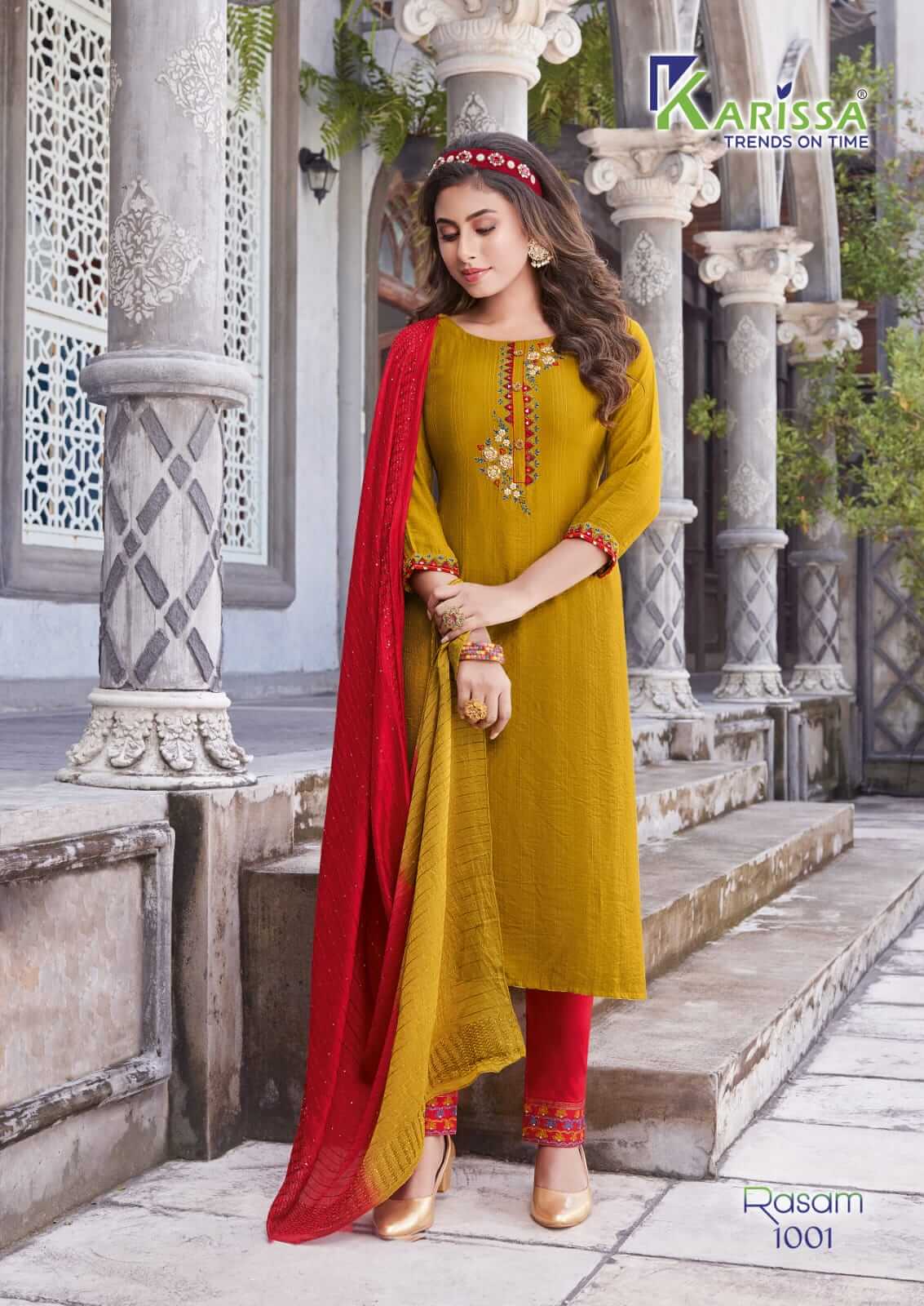 Karissa Rasam Top Pant with Dupatta set Catalog, Buy Karissa Rasam Top Pant with Dupatta set Full Catalog at Wholesale Rate