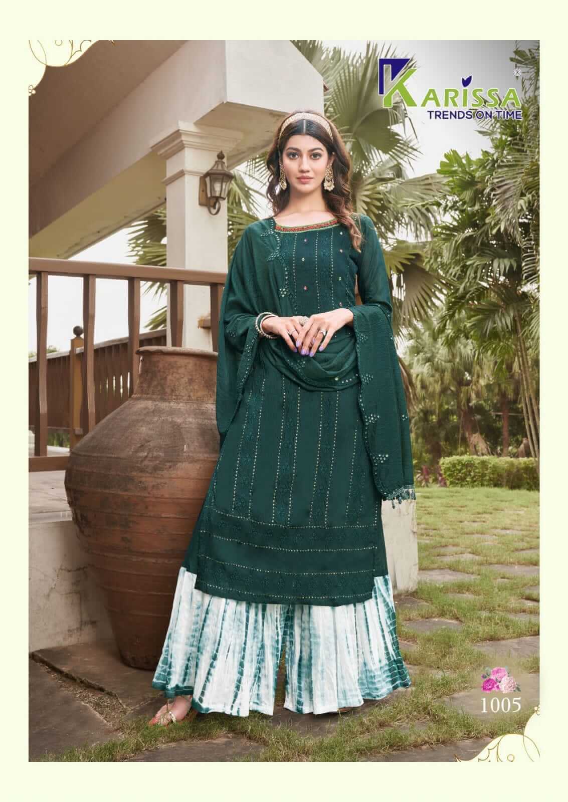 Karissa Shagun Top Sharara with Dupatta Catalog in Whloesale, Buy Karissa Shagun Top Sharara with Dupatta Full Catalog in Whloesale Price Online From Vadodara, Gujarat, India