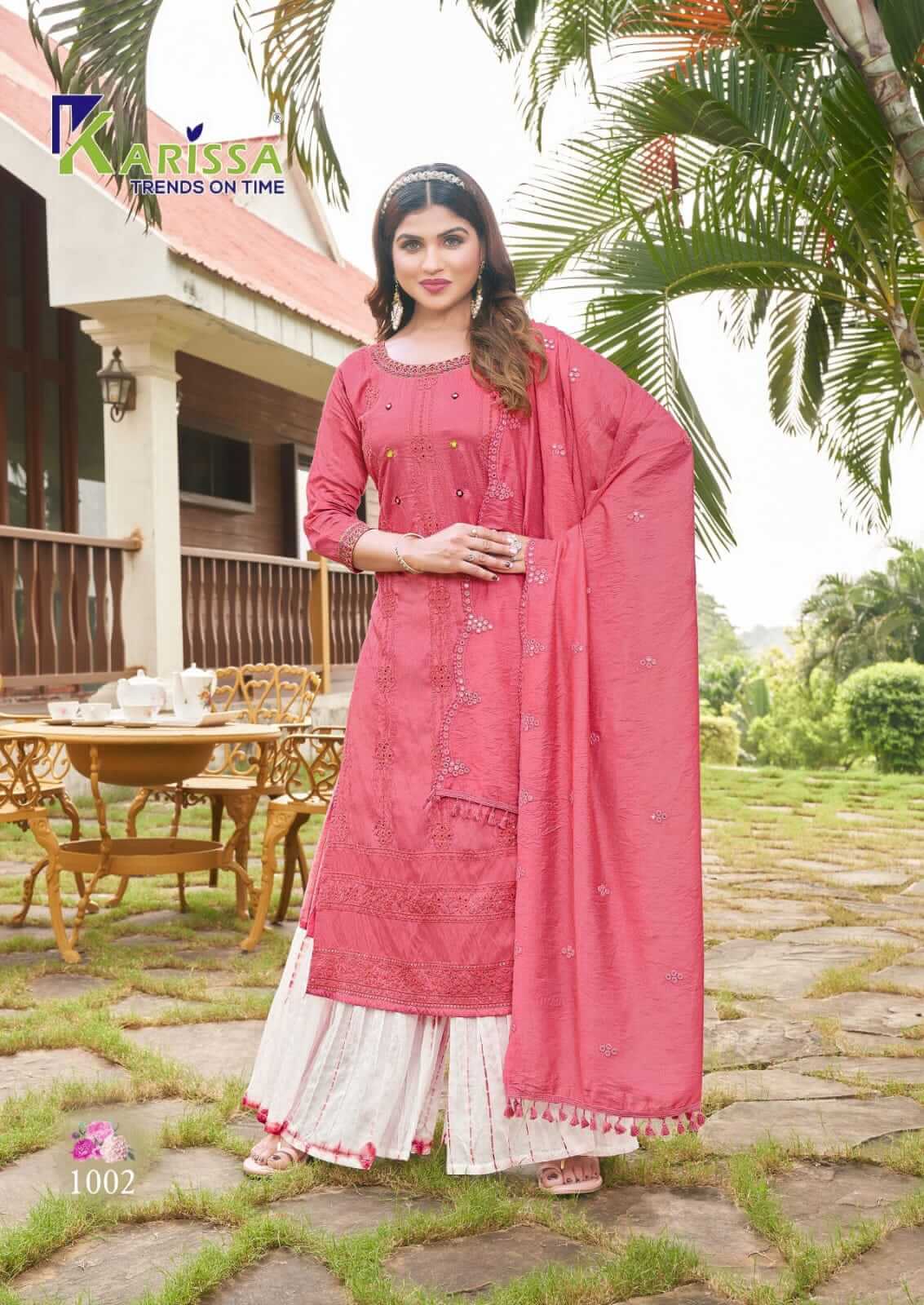 Karissa Shagun Top Sharara with Dupatta Catalog in Whloesale, Buy Karissa Shagun Top Sharara with Dupatta Full Catalog in Whloesale Price Online From Vadodara, Gujarat, India