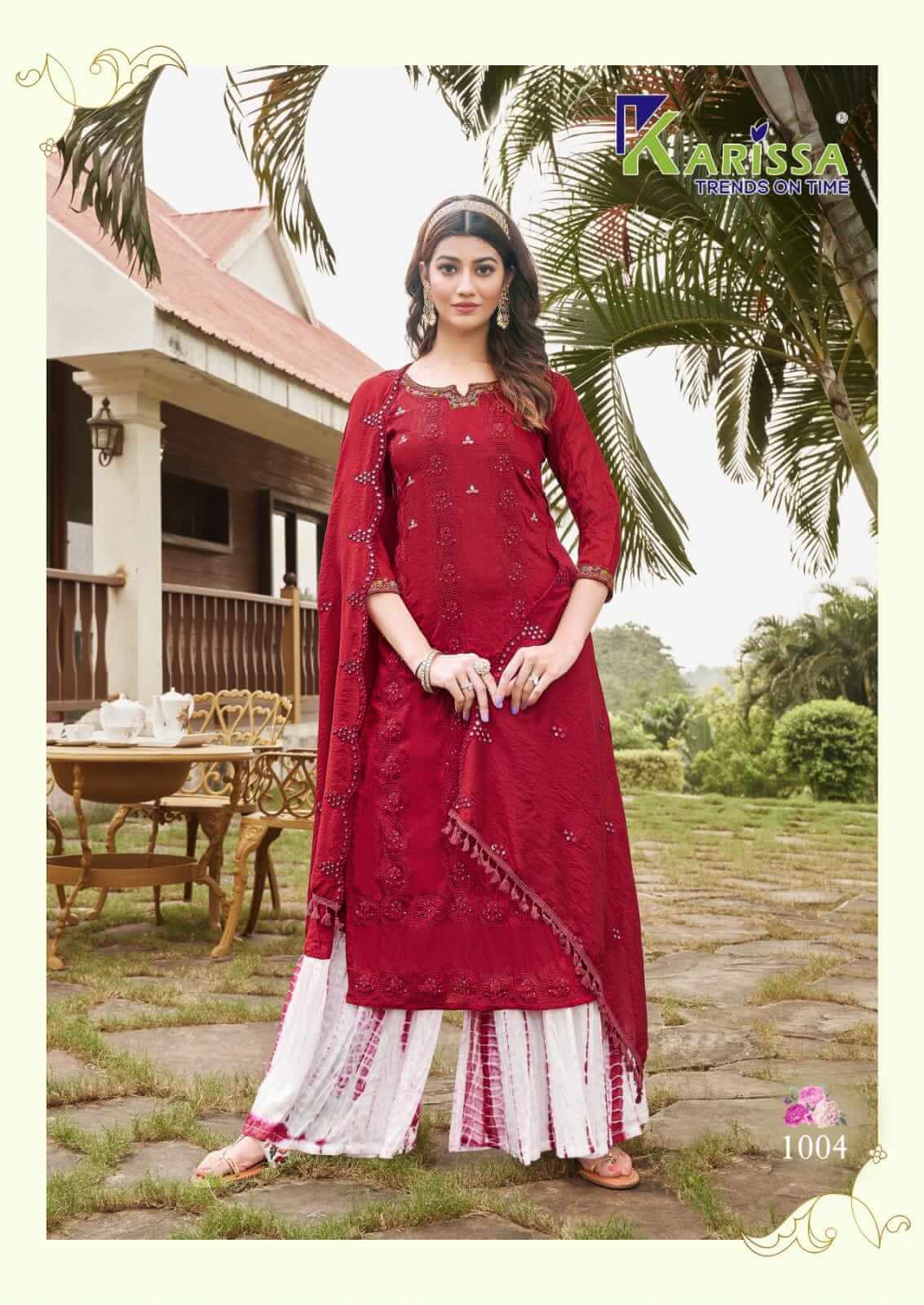 Karissa Shagun Top Sharara with Dupatta Catalog in Whloesale, Buy Karissa Shagun Top Sharara with Dupatta Full Catalog in Whloesale Price Online From Vadodara, Gujarat, India