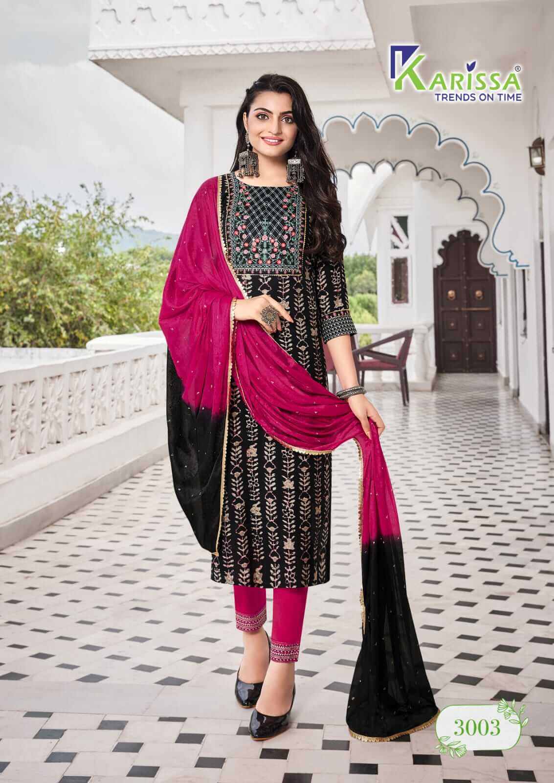 Karissa Siya vol 3 Kurti with Pant and Dupatta Set Catalog, Buy Karissa Siya vol 3 Kurti with Pant and Dupatta Set Full Catalog at Wholesale Price Online