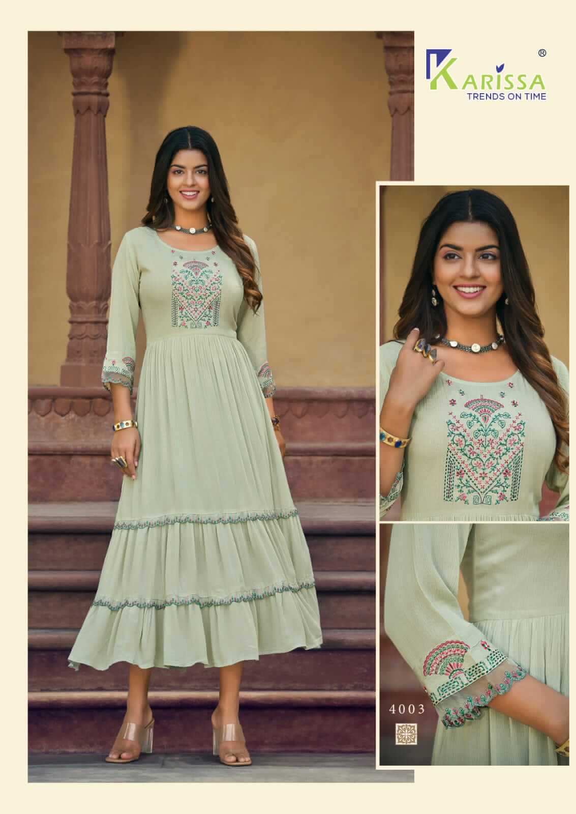 Karissa Zoya Naira Cut Midi Catalog in Wholesale Price, Buy Karissa Zoya Naira Cut Midi Full Catalog in Wholesale Price Online From Aarvee Creation