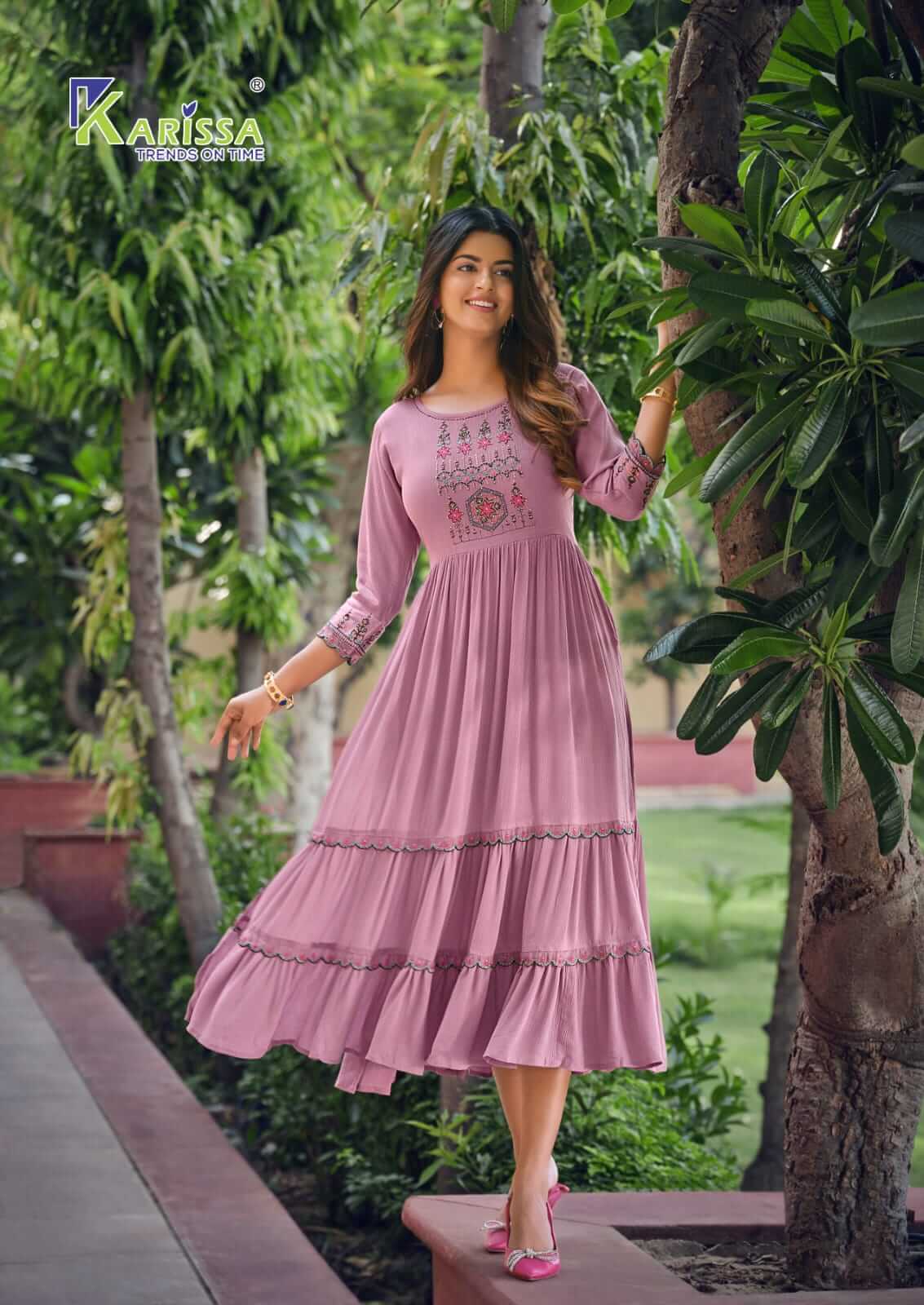 Karissa Zoya Naira Cut Midi Catalog in Wholesale Price, Buy Karissa Zoya Naira Cut Midi Full Catalog in Wholesale Price Online From Aarvee Creation