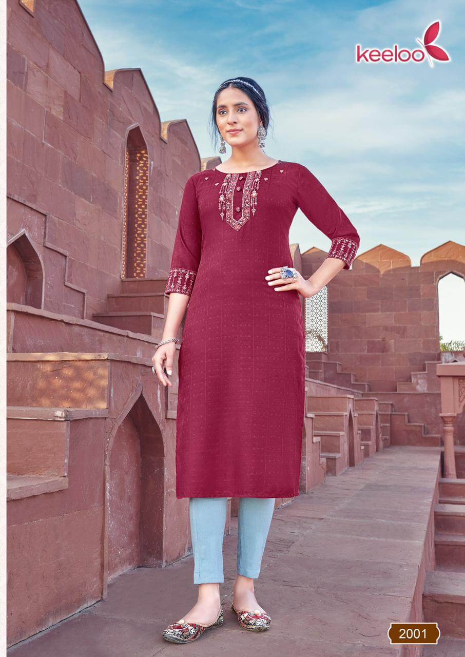 Keeloo Rosie vol 2 Embroidery Kurtis Catalog in Wholesale Price, Buy Keeloo Rosie vol 2 Embroidery Kurtis Full Catalog in Wholesale Price Online From Aarvee Creation