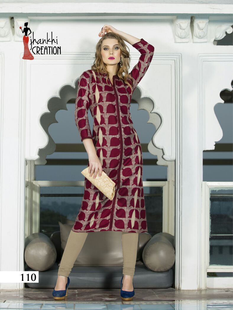 JANKHI CREATION KESAR CATALOG COTTON PRINTED KURTIS