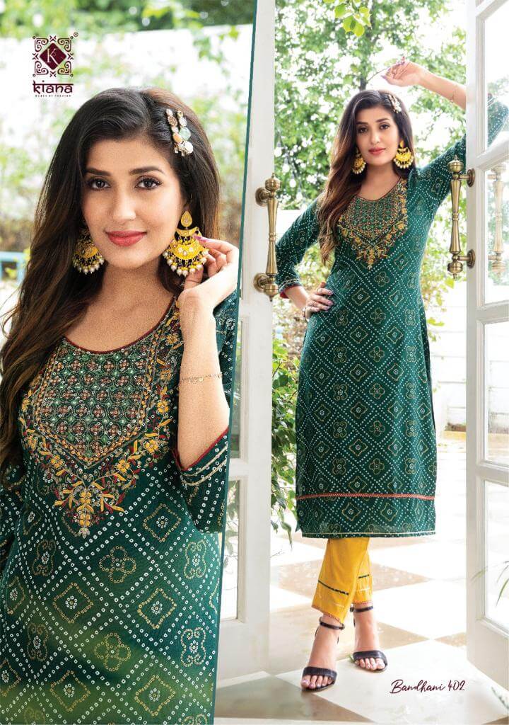 Kiana Bandhani vol 4 Kurti With Pant Catalog, Buy Kiana Bandhani vol 4 Kurti With Pant Full Catalog at Wholesale Rate Online