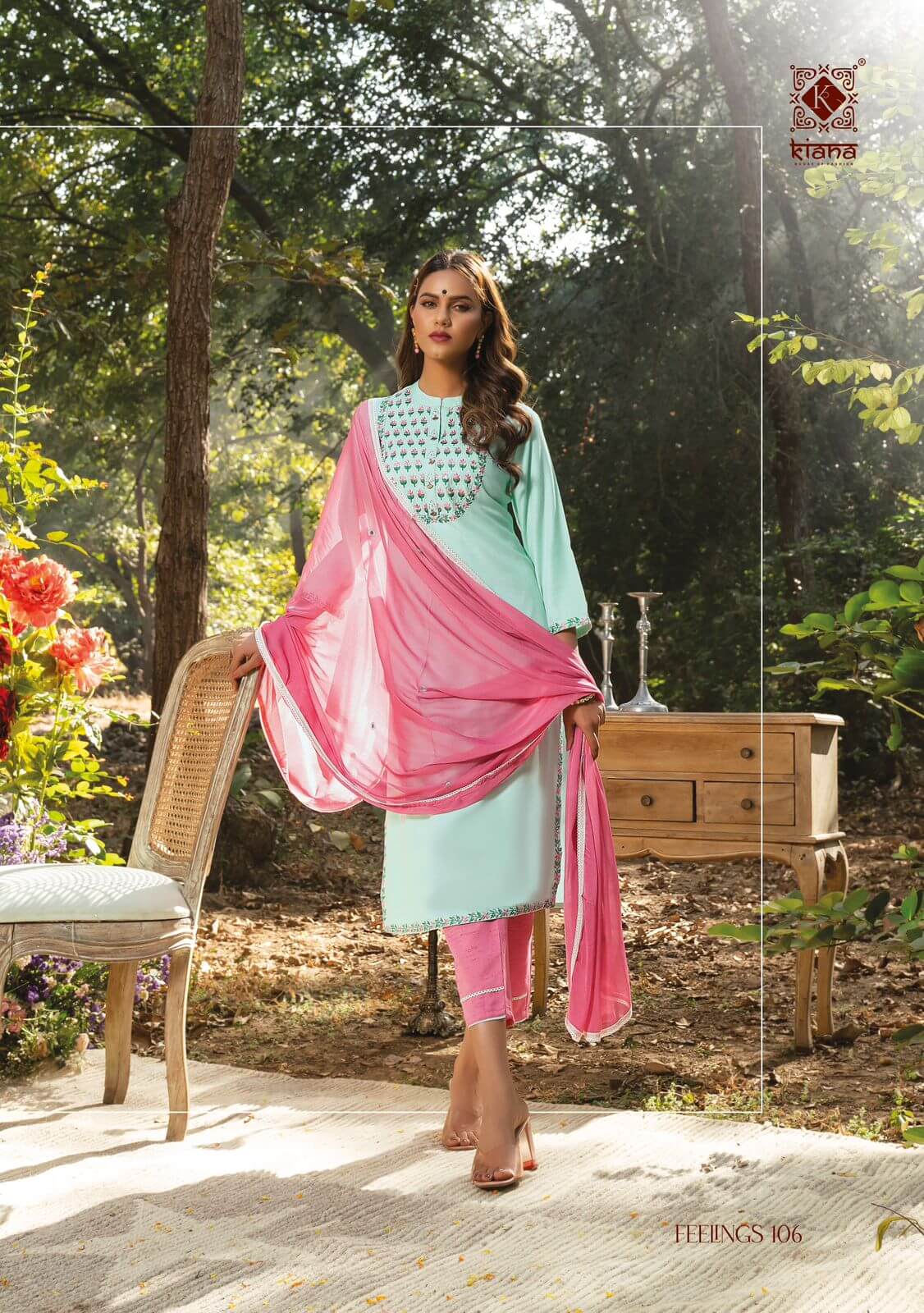 Kiana Feeling Top Bottom Dupatta Catalog in Wholesale Price, Buy Kiana Feeling Top Bottom Dupatta Full Catalog in Wholesale Price Online From Aarvee Creation