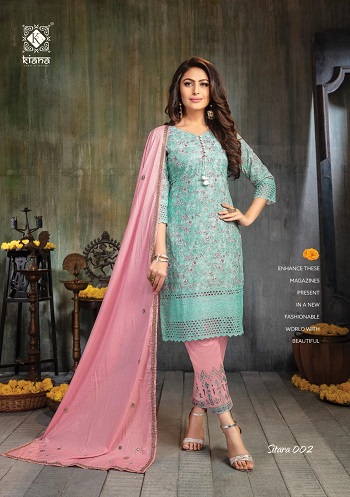 Kiana House Of Fashion Launches new Catalog Sitara, Purchase Kiana Kurtis in bulk for business of ladies wear products at bulk price