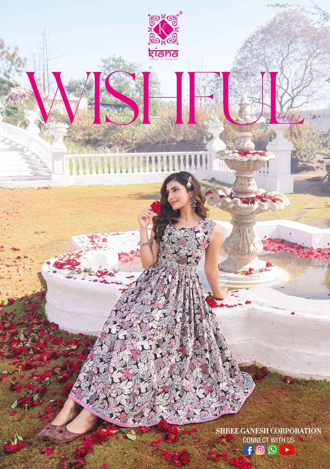 Kiana Wishful vol 2 Cotton Gowns Catalog in Wholesale Price