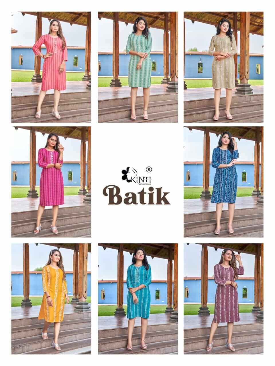 Kinti Batik Kurtis Catalog in Wholesale, Buy Kinti Batik Kurtis Full Catalog in Wholesale Price Online From Vadodara, Gujarat