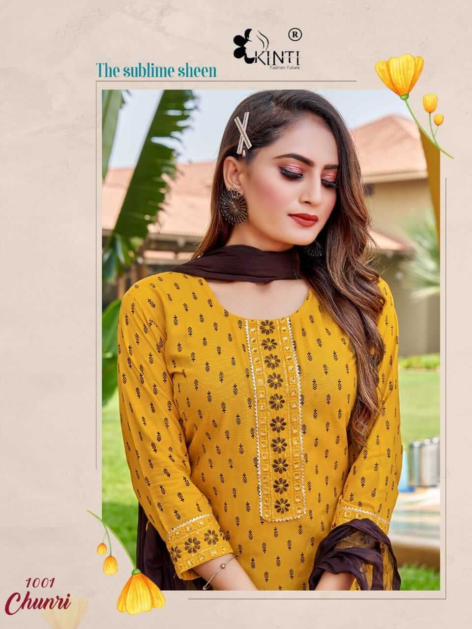 Kinti Chunri Kurti Plazzo Dupatta Set Catalog, Buy Kinti Chunri Kurti Plazzo Dupatta Set Full Catalog at Wholesale Rate