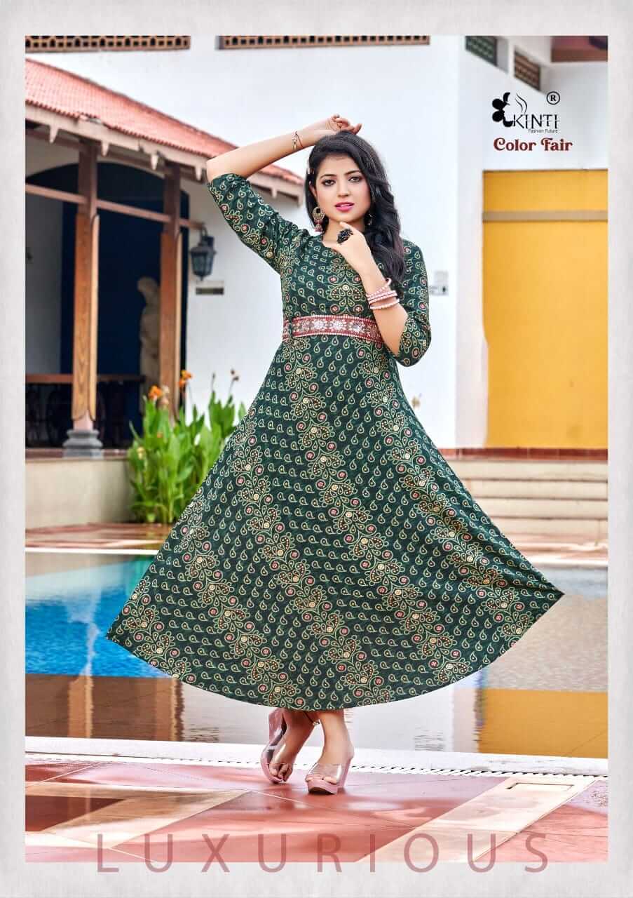 Kinti Color Fair Gown Style Kurtis Catalog in Wholesale, Buy Kinti Color Fair Gown Style Kurtis Full Catalog in Wholesale Price Online From Vadodara, Surat, Ahmedabad