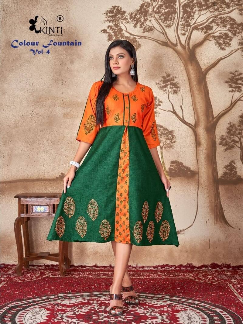 Kinti Colour Fountain vol 4 Low Price Range Kurtis in Wholesale Price, Buy Kinti Colour Fountain vol 4 Low Price Range Kurtis Full Catalog in Wholesale Price Online From Aarvee Creation